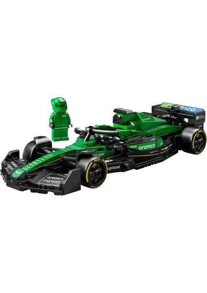 ® Speed Champions Aston Martin Aramco F1® AMR24 Yarış Arabası 77245 + Brix Frames Sergileme Çerçevesi