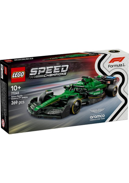 ® Speed Champions Aston Martin Aramco F1® AMR24 Yarış Arabası 77245 + Brix Frames Sergileme Çerçevesi indirimleri