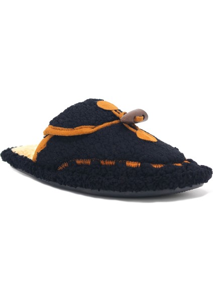 Kadın Kışlık Düğmeli Içi Havlulu Rahat Kaymaz Tüylü Ev Terliği indirimleri