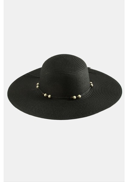 Wizard Boncuk Hasır Şapka-Siyah fiyatları