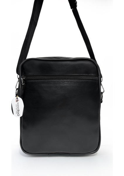 Hakiki Deri Unisex Çok Gözlü Fermuarlı Postacı Omuz Çantası modelleri