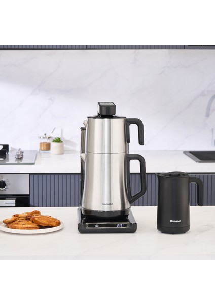 Smart Royaltea Plus 1781H 2 in 1 Inox Otomatik Çay ve Türk Kahve Makinesi Wifi modelleri