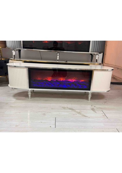 Tv Ünitesi Şöminli Tv Sehpa modelleri