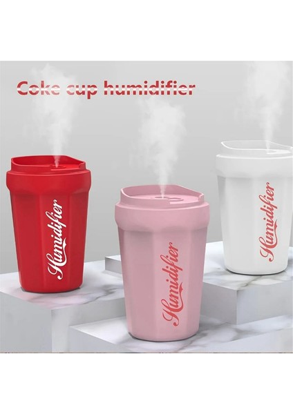 2 Adet Kola Bardak Araba Nemlendirici Yatak Odası Ev USB Masaüstü Ağır Sis Mini Küçük Taşınabilir Hava Nemlendirici, Pembe (Yurt Dışından) indirimleri