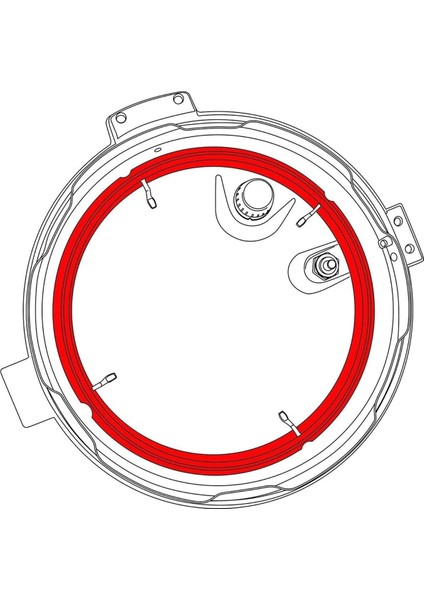 5 ve 6 Litrelik Düdüklü Tencereler Için 3 Adet Silikon Conta Bulaşık Makinesinde Yıkanabilen Dayanıklı Isıya Dayanıklı Yedek Contalar (Yurt Dışından) fırsatları