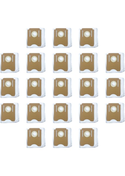 Midea S8 S8 Için 21 Adet Toz Torbası + Otomatik Toz Toplama ve Süpürme Makinesi Robot Akıllı Ev Değiştirilebilir Yedek Parçalar (Yurt Dışından)