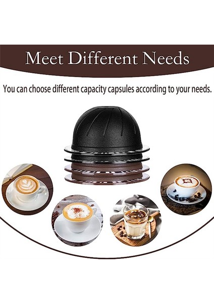Vertuoline Refill Vertuoline Pod 50 Folyo Kapaklı Pod Refill Kiti ile Uyumlu Doldurulabilir Kahve Kapları (Yurt Dışından) fiyatları