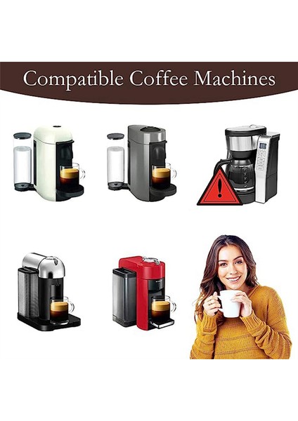 Vertuoline Refill Vertuoline Pod 50 Folyo Kapaklı Pod Refill Kiti ile Uyumlu Doldurulabilir Kahve Kapları (Yurt Dışından) fırsatları