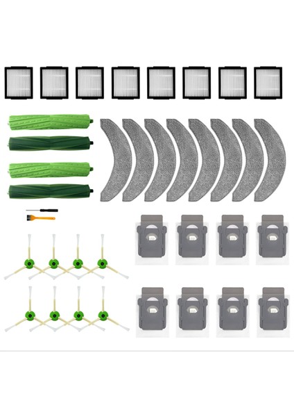 Irobot Roomba Combo J7+ Robot Süpürge Ana Yan Fırça Hepa Filtre Paspas Bezi Toz Torbası Yedek Parça Aksesuar (Yurt Dışından) fırsatları