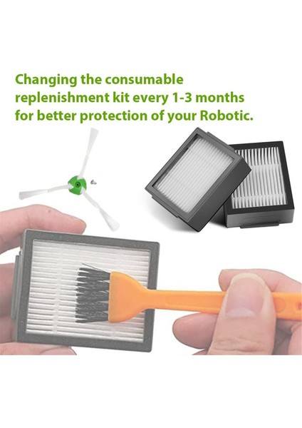 Irobot Roomba I1- I7+ I8 I8+J7 /plus E5 E6 E7 I, E ve J Serisi Aksesuarları Için Elektrikli Süpürge Yedek Parçaları (Yurt Dışından) indirimleri