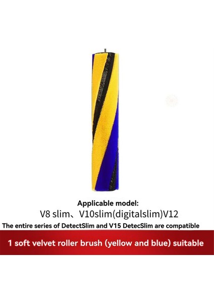 Dyson V8 Slim/vl0 SLIM/V12 Detect SLIM/V15 Detec Slim Elektrikli Süpürge Aparatı Parça No. 971634-01 B Için Yumuşak Fırça Rulosu (Yurt Dışından) fırsatları