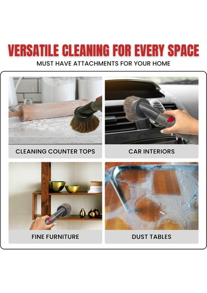 Dyson At Kılı Elektrikli Süpürge Fırçası ve Uzatma Hortumu - Dyson V7 V8 V10 V11 V15 Gen5 ile Uyumlu - Yumuşak Kıllı Toz Alma Fırçası (Yurt Dışından) indirimleri