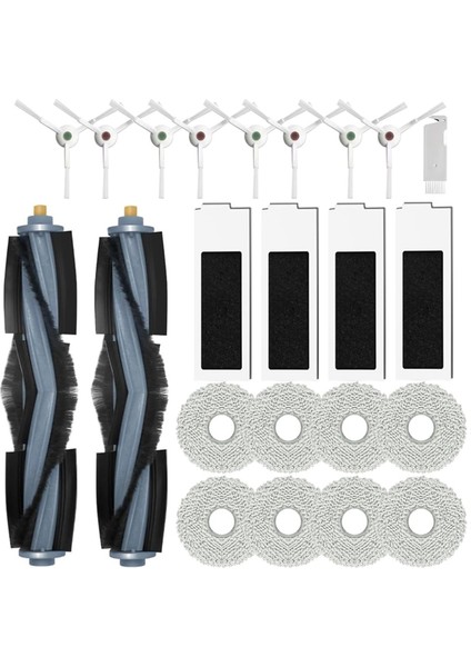 Ecovacs Deebot T20E OMNI/T20 Omni Için Aksesuar Seti, Silindir Fırça Filtresi, Robot Süpürge Yedek Parçaları (Yurt Dışından)