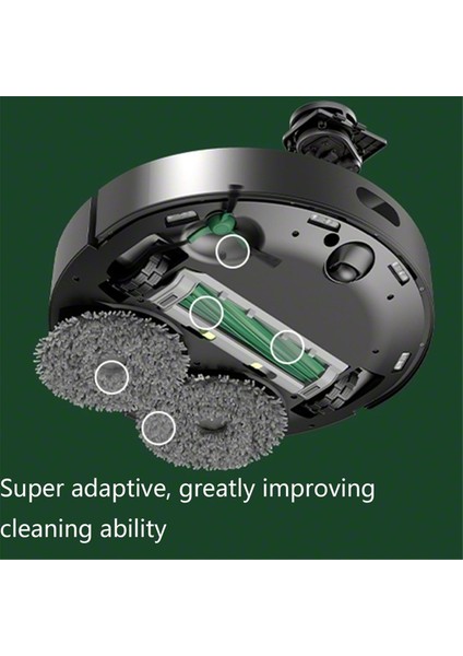 Irobot Roomba Plus 505 COMBO/405 Combo Elektrikli Süpürge Parçaları Için 6 Adet Mikrofiber Paspas Bezi Paspas Pedi (Yurt Dışından) fırsatları