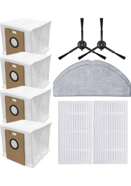 Tapo RV30 Max / RV30 Max Plus / RV20 Max / RV20 Max Plus Robot Süpürge Için Filtre Toz Torbası Yan Fırça Paspas Bezi (Yurt Dışından) indirimleri