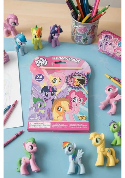 My Little Pony Lisanslı Çizik Boyama