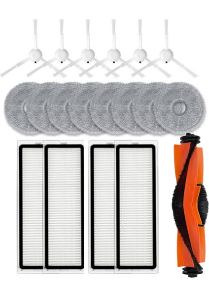 19 Adet Xiaomi Robotlu Süpürge 3s B108CN/2PRO B113CN Robotlu Süpürge Ana Yan Fırça Filtre Paspas Aksesuarları Kiti (Yurt Dışından) indirimleri