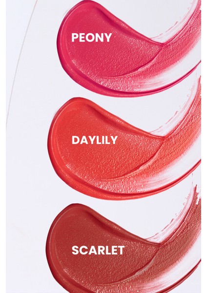 SPF30 Renkli Dudak ve Yanak Nemlendiricisi - Peony - Saf Kolajen