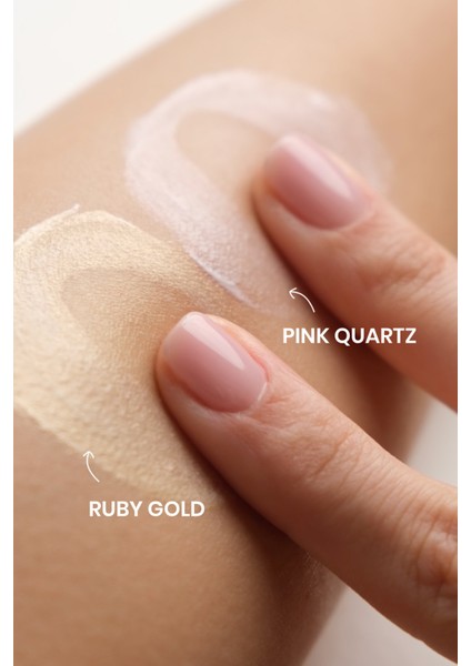 SPF15 Işıltılı Nemlendirici Krem - Pink Quartz - Saf Kolajen