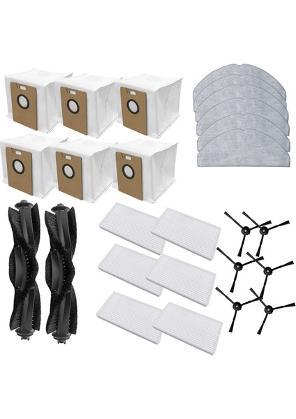 RV20 Max Plus / Tp-Link Tapo RV30 Max Plus / RV30 Max / RV20 Max Robot Süpürge Ana Yan Fırça Paspas Filtre Toz Torbaları (Yurt Dışından) fırsatları