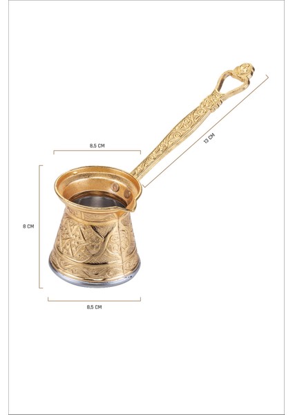 Cezpot Klasik 4 Kişilik Döküm Cezve Indüksiyon (Mıknatıslı) Ocaklara Uyumlu modelleri