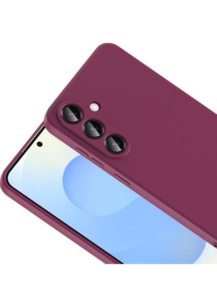 Samsung Galaxy S25 Fe Kılıf Kamera Korumalı Lansman Kadife Iç Yüzeyli (Şık Tasarım) Silikon Kapak fiyatları