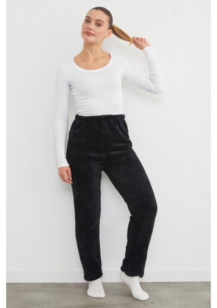 Beli Lastikli Pelüş Pijama Altı modelleri