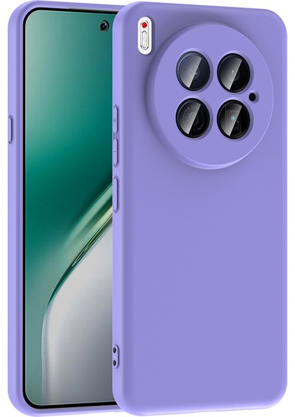 Tecno Camon 40 5g Uyumlu Kamera Korumalı (Kadife Iç Yüzey) Renkli Silikon Kılıf