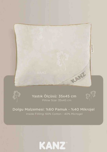 Pamuk Bebek Yastığı 35X45 cm fiyatları