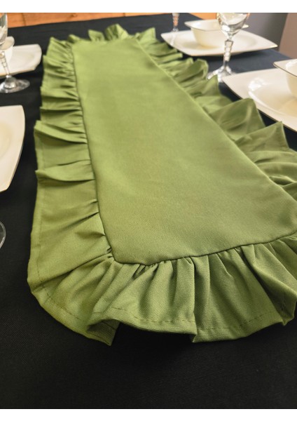 Etrafı Fırfırlı Runner - Sıvı Itici Özlliğe Sahip fiyatları