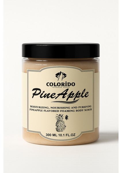 Colorido Ananaslı Body Scrub Besleyici Arındırıcı Nemlendirici Vücut Peelingi 300 ml fiyatları