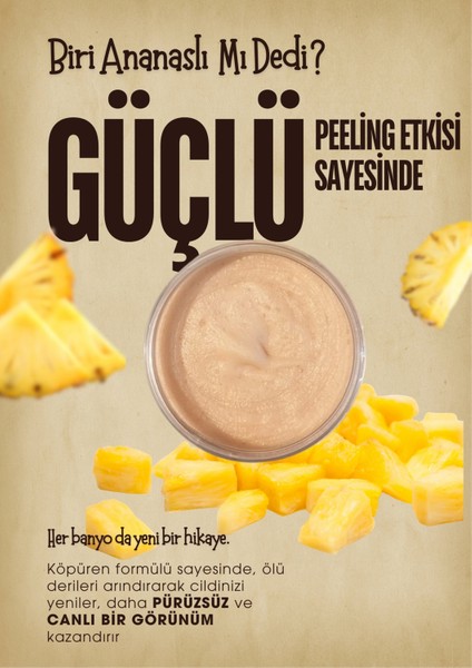 Colorido Ananaslı Body Scrub Besleyici Arındırıcı Nemlendirici Vücut Peelingi 300 ml modelleri