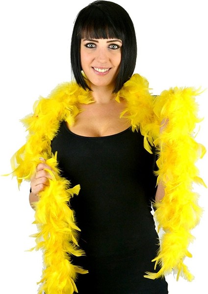 2 Metre Boa Tüy Otriş - Sarı