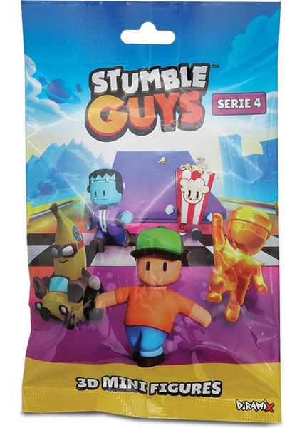 Stumble Guys Mini Figür S4 Sürpriz Paket