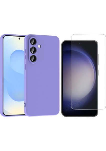Samsung Galaxy S25 Fe Kılıf Zore Mara Lansman Kapak +Nano Ekran Koruyucu