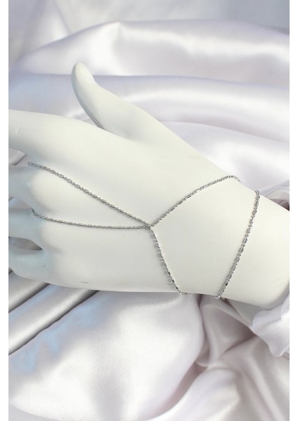 Pirinç Gümüş Renk Zincirli Şahmeran