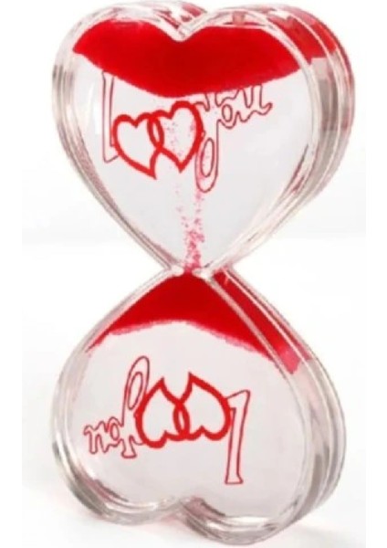 Kalp Şeklinde Jel Kum Saati