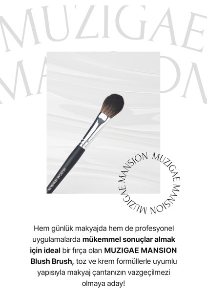 Profesyonel Allık Fırçası Muzıgae Mansıon Blush Brush fiyatları