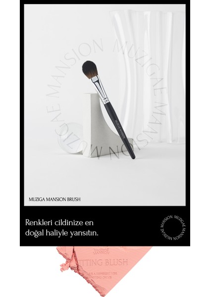 Profesyonel Allık Fırçası Muzıgae Mansıon Blush Brush modelleri