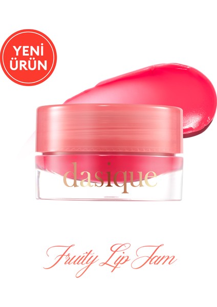 Yoğun Parlaklık Sunan, Meyve Renklerinde Kavanozda Dudak Balmı Dasıque Fruity Lip Jam 08 Cherry Jam