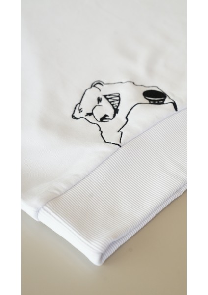 Basıc Oversıze Hoodie Sweatshirt Beyaz fırsatları