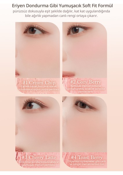 Karıştırılabilir Renk Tonlarına Sahip 4lü Allık Paleti Dasıque Blending Mood Cheek (#07 Candy Berry) fiyatları