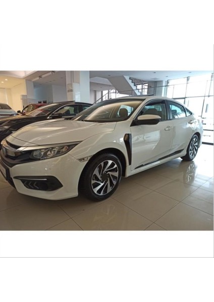 Honda Civic Fc5 Fk7 Piano Black 3D Kalın Tip Vent