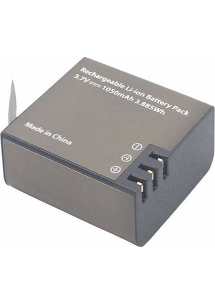 Aksiyon Kamera Yedek Batarya - Eken Sjcam ve Benzer Modeller Için Yedek Batarya 1050 Mah 3.885WH Pil