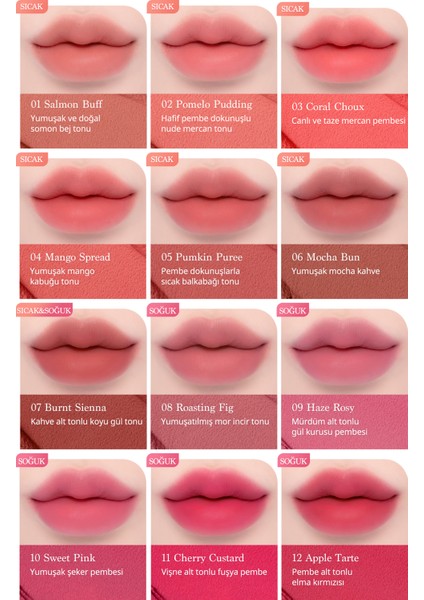 Kalp Tasarımlı, Yoğun Pigmentli, Köpük Yapılı, Kadife Bitiş Sunan Ruj Dasıque Souffle Color Pot #10 Sweet Pink fırsatları