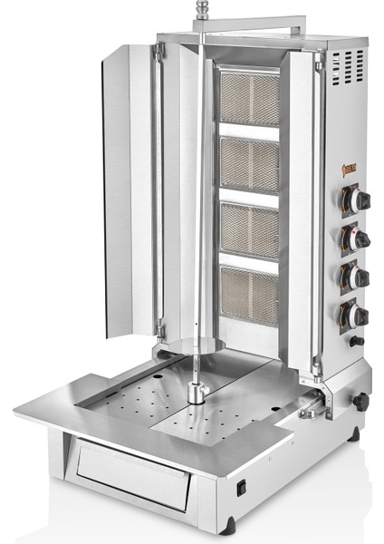 5 Radyanlı Alttan Motorlu Gazlı Ce Döner Ocağı - Bm.do.5 A Doğalgaz