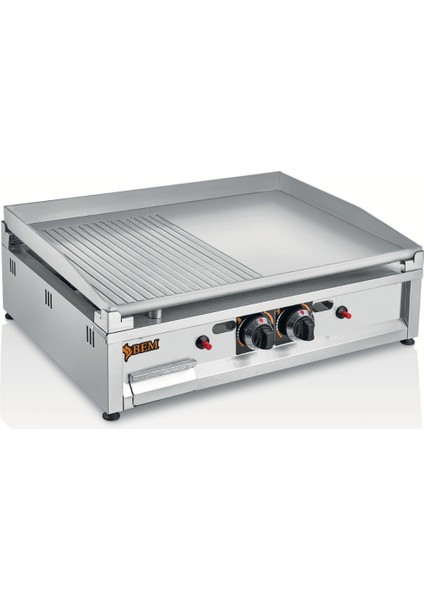 100 cm Seyyar Oluklu Pleyt Gazlı ızgara - Bm.gpı.03 100SOP Doğalgaz