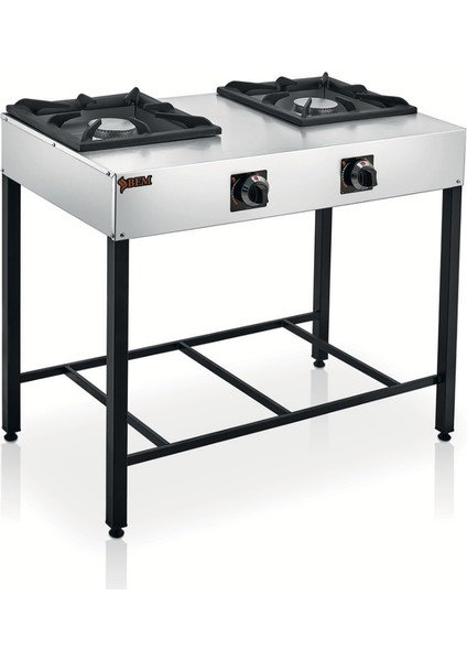 2"li Ayaklı Gazlı Ocak Ce - BM.OC.402 Lo 02 Doğalgaz