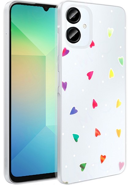 Galaxy A06 Kılıf Şeffaf Figürlü Zore Folk Sert Kapak - Sevimli Köpek fiyatları