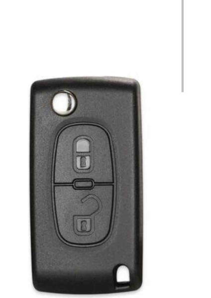 Peugeot, Citroen Uyumlu Logolu Kumanda Kabı 2 Buton